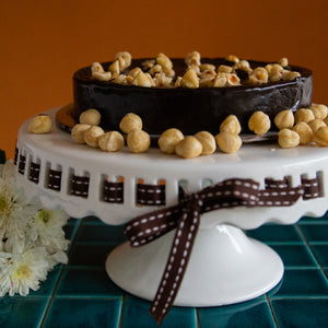 Flourless Hazelnut Chocolate Cake with Icing